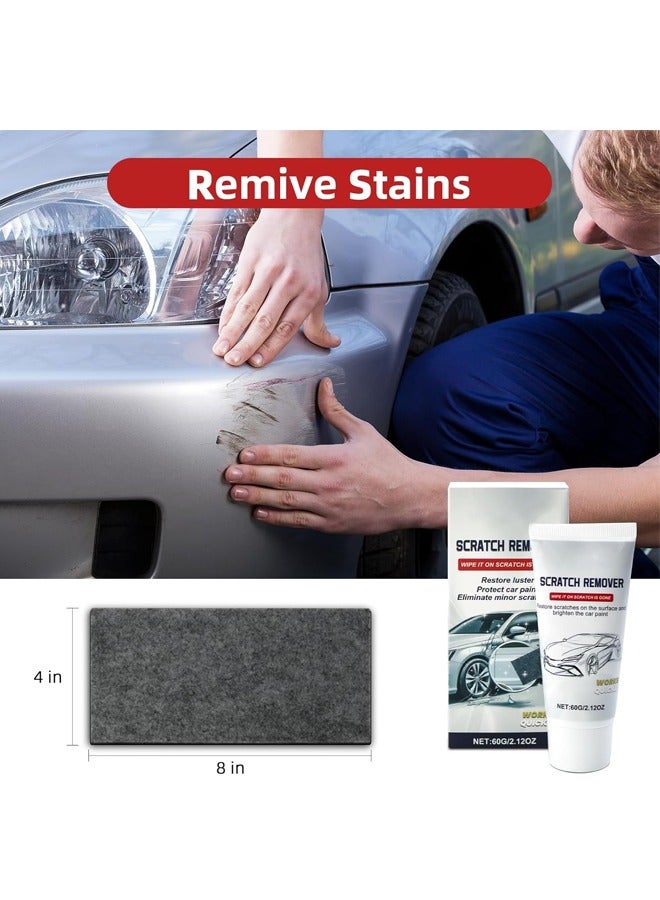 JVSCAM Nano Sparkle Cloth Car Polish Scratches Remover,6PCS Multi-Purpose Nano Magic Cloth Easy to Repair Small Scratched Water Spots Scratch Car Remover for All Car - Image 2