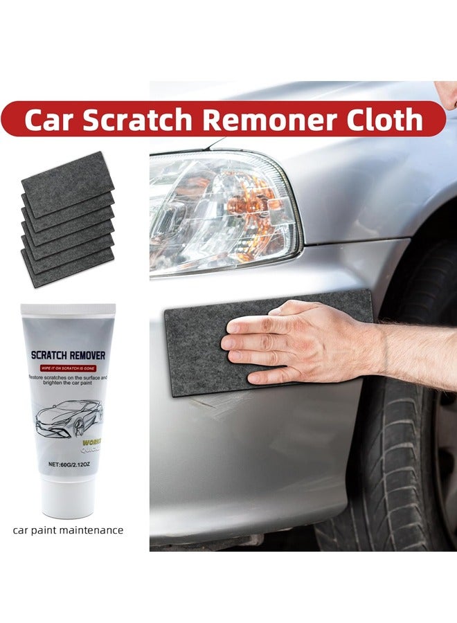 JVSCAM Nano Sparkle Cloth Car Polish Scratches Remover,6PCS Multi-Purpose Nano Magic Cloth Easy to Repair Small Scratched Water Spots Scratch Car Remover for All Car - Image 3
