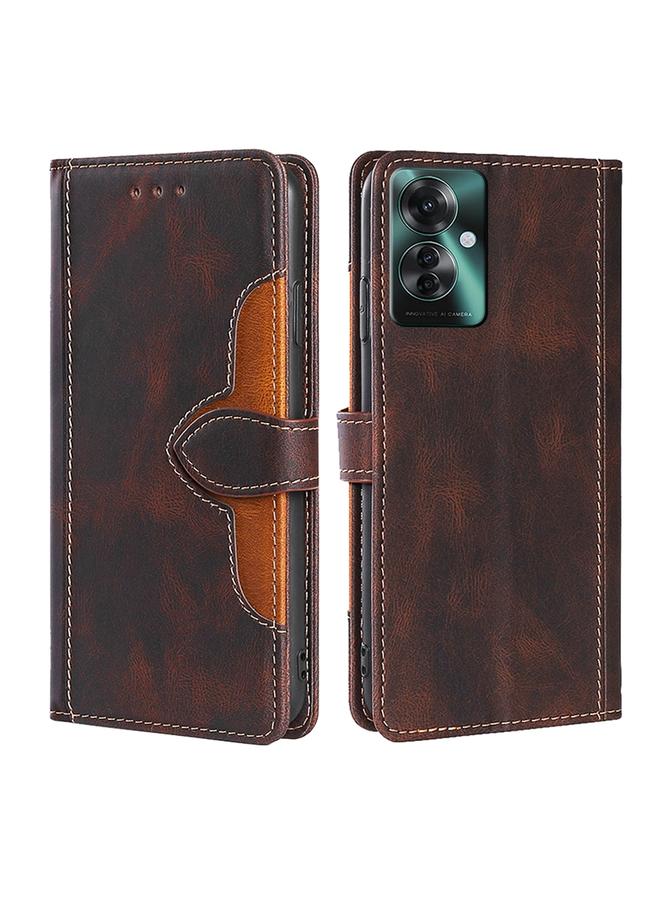 اس-توب جراب لهاتف OPPO Reno11 F 5G جراب هاتف جلدي بمشبك مغناطيسي - Image 1