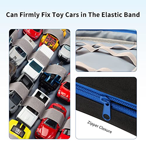 KISLANE Carrying Case, Kids Car Storage Case Holds 48 Cars (Black Bag Only) - Image 4