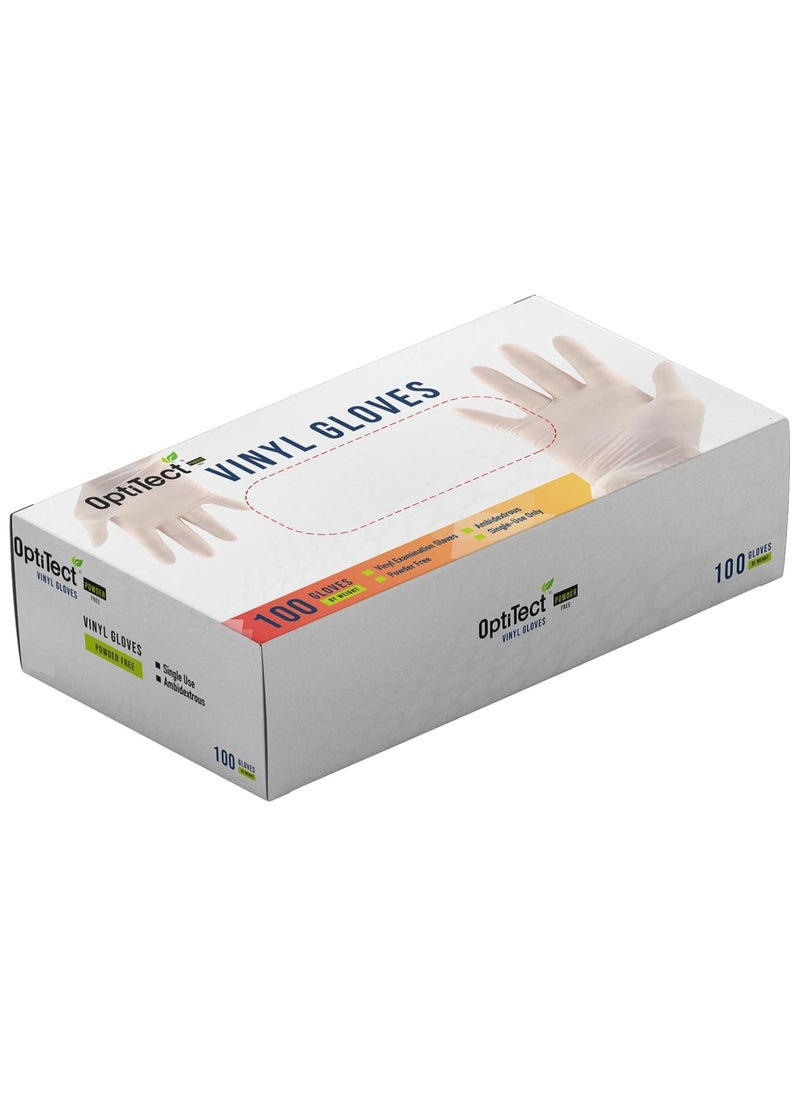 Optitect Disposable Vinyl Gloves M,Powder Free, Non Sterile,Latex Free Rubber,100 Count,Food Safe - pzsku/Z6DACAC64A1D010BA75F9Z/45/_/1716996250/e06f877c-44fc-4602-92df-678673b000e0