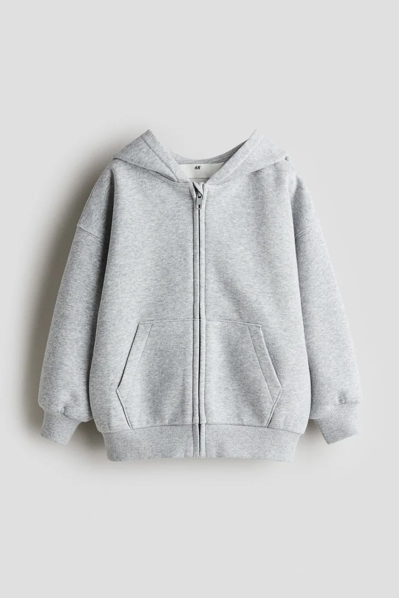 H&M Oversized zip-through hoodie