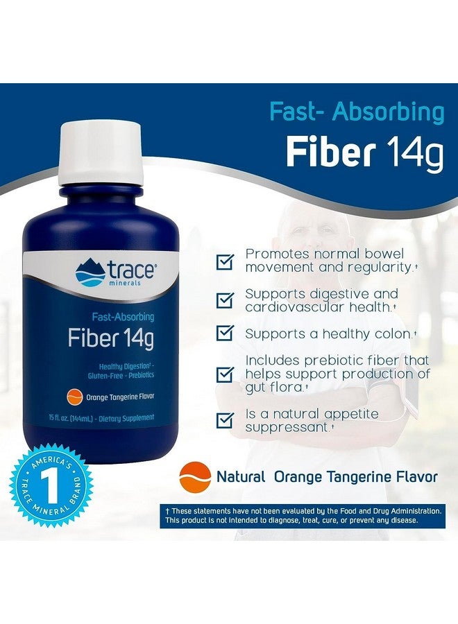 تراس مينيرالز ألياف معدنية سريعة الامتصاص 14 جم - مكمل غذائي غني بالألياف مع الصبار وعصير التفاح والبورون - يدعم الهضم الصحي مع ألياف بريبايوتيك - بنكهة البرتقال واليوسفي، 15 أونصة سائلة (15 حصة) - Image 3