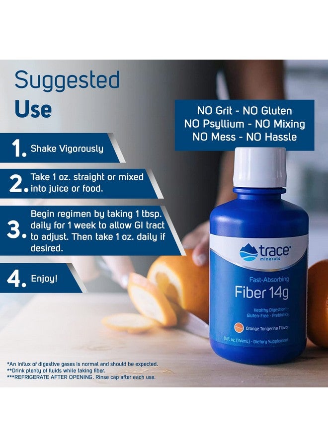 تراس مينيرالز ألياف معدنية سريعة الامتصاص 14 جم - مكمل غذائي غني بالألياف مع الصبار وعصير التفاح والبورون - يدعم الهضم الصحي مع ألياف بريبايوتيك - بنكهة البرتقال واليوسفي، 15 أونصة سائلة (15 حصة) - Image 5