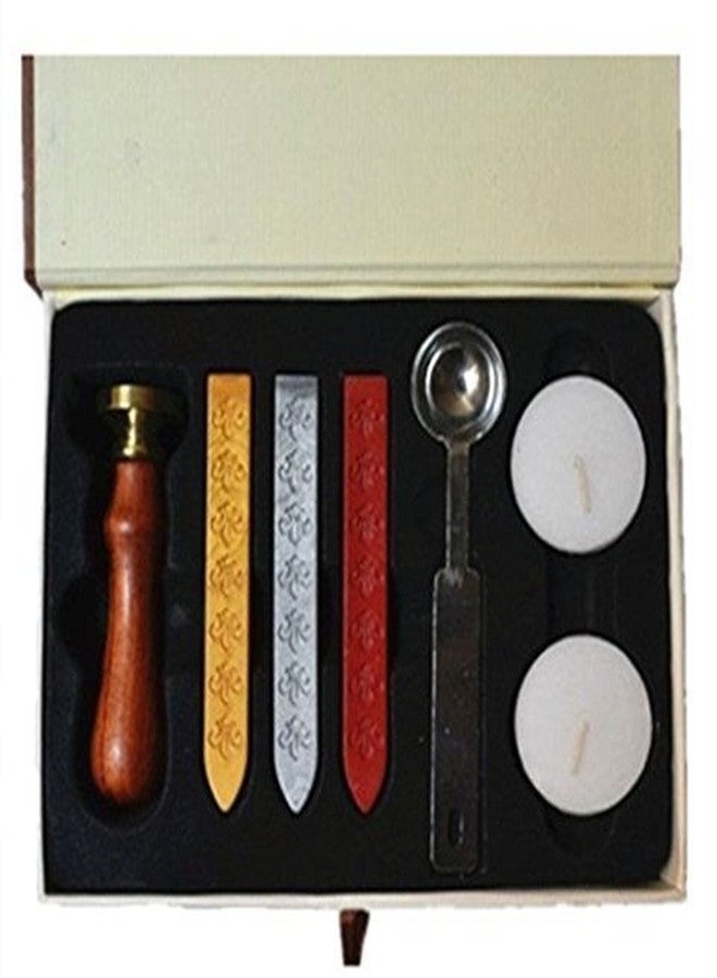 MDLG Vintage Celtic Knot Wax Seal Stamp Sealing Wax Sticks Melting Spoon Candle Box Set Decorative Invitation Christmas Package Sealing Wax Seal Stamp Kit - Image 3