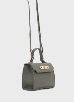 ELLA Womens Satchel With Buckle  - Image 3