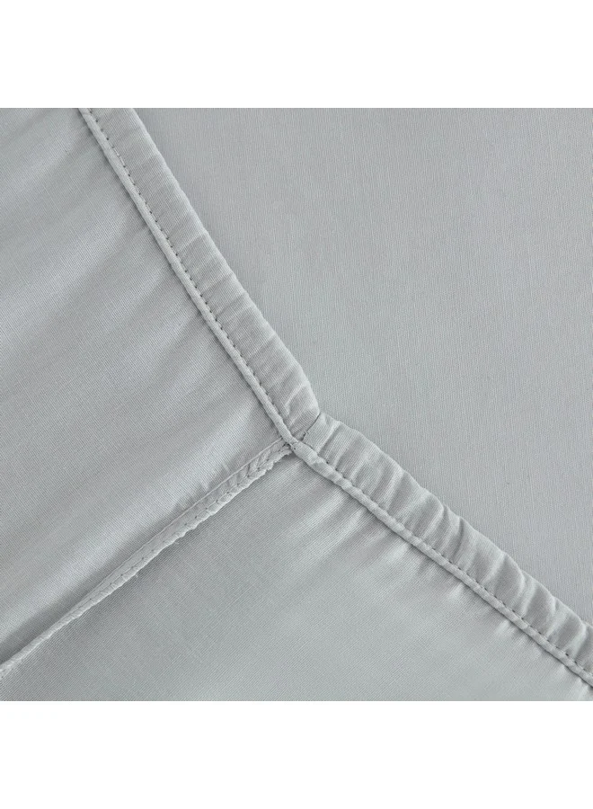 Home Box Essential Cotton Queen Fitted Sheet 150 x 200 x 36 cm
