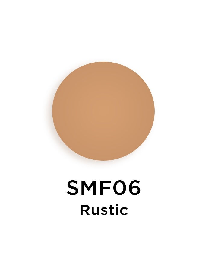 MD MAKE UP DESIGN MD Soft Matte Smoothing Foundation, With Vitamin E & Oil Free , Color 06 Rustic, 30 ml / 1.01 fl oz  - Image 3