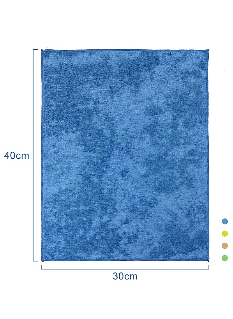ZAQ Microfiber Cleaning Cloth Multicolour Pack of 20 30x40 centimeter  - Image 5