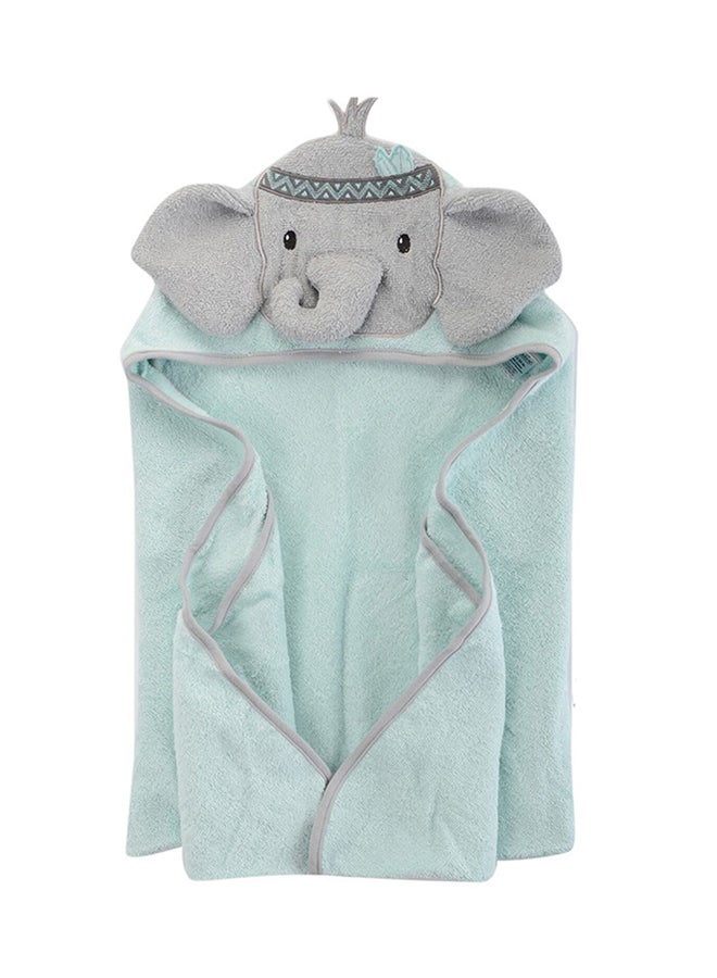 منشفة حمام للأطفال بغطاء رأس على شكل وجه حيوان - Image 1