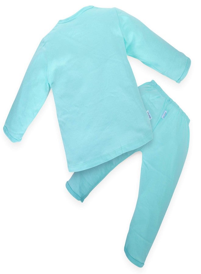Pokory Baby Suit Full Sleeves Hoisery Cotton Babysuit for Baby Boy and Baby Girl |Soft Comfortable Infant Clothing Green Size: 4 - Image 2