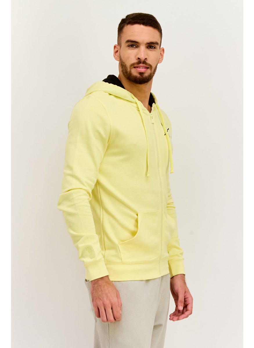 Men Sportswear Fit Outdoor Hoodies, Yellow - pzsku/Z6DAD359DC08C55792941Z/45/_/1737642205/1031f299-37bc-43e8-950b-300268c53b43