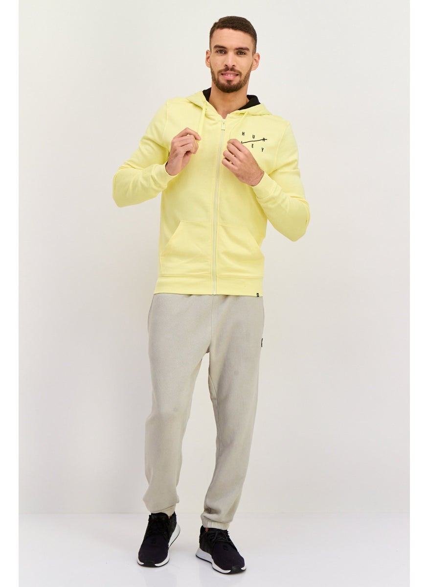 Men Sportswear Fit Outdoor Hoodies, Yellow - pzsku/Z6DAD359DC08C55792941Z/45/_/1737642206/6388645d-3400-4e42-bce2-d9a20233a418