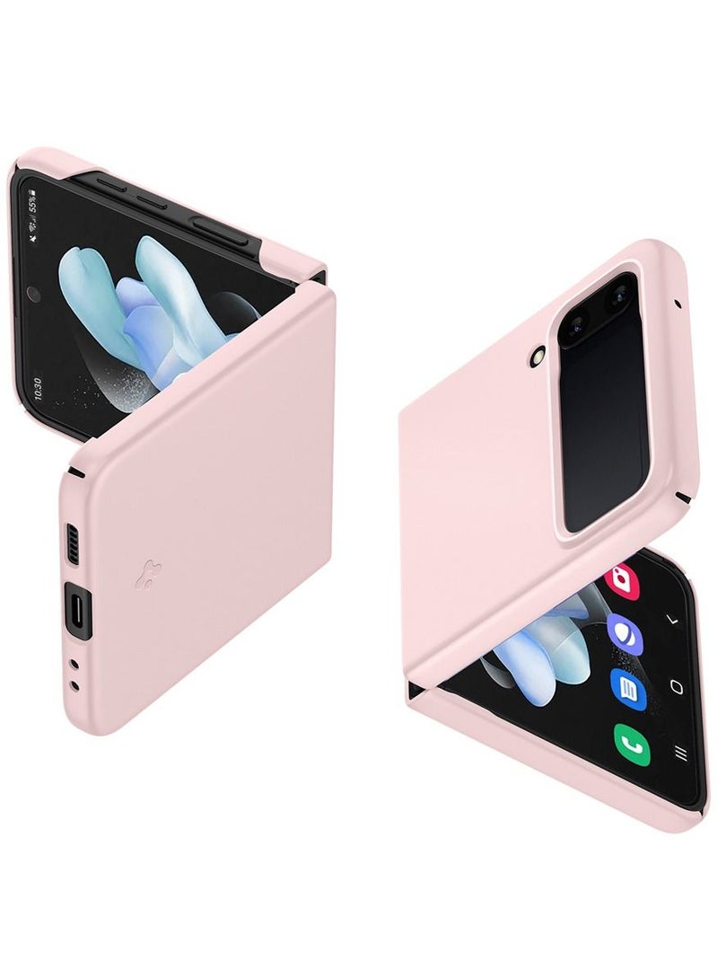 Spigen Air Skin Case Cover For Samsung Galaxy Z Flip 4 (2022) - Cotton Pink - Image 1