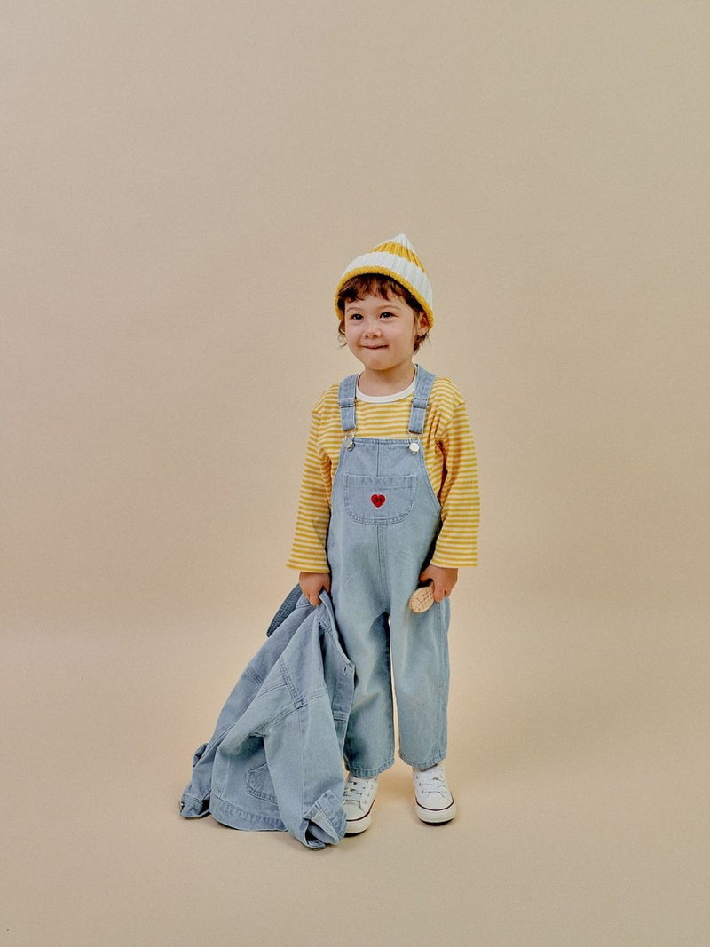 Baby Girl'S Outfit One-Year-Old Boy'S Autumn Love Pants Casual Trousers Baby Jeans - Image 3