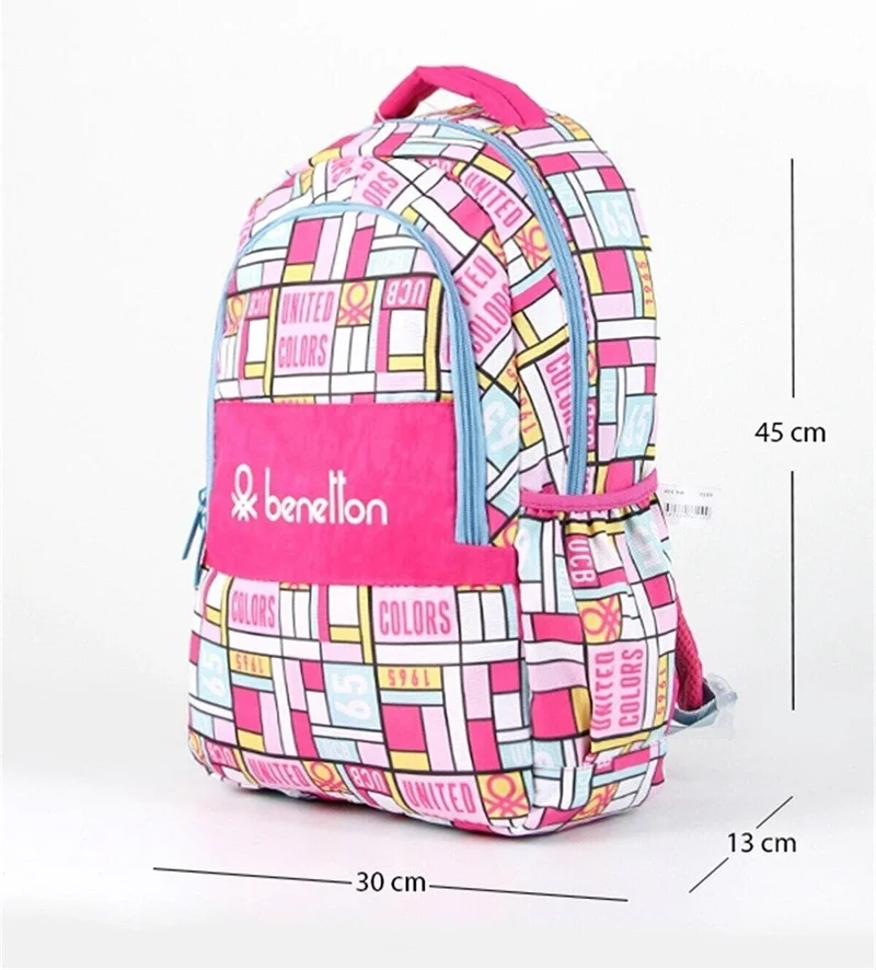 UNITED COLORS OF BENETTON BNTSRT76110 Pink Backpack