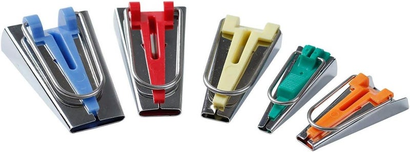 YICBOR Bias Tape Maker Set 6MM/9MM/12MM/18MM/25MM 5 Sizes DIY Quilting Tools Kit - Image 5