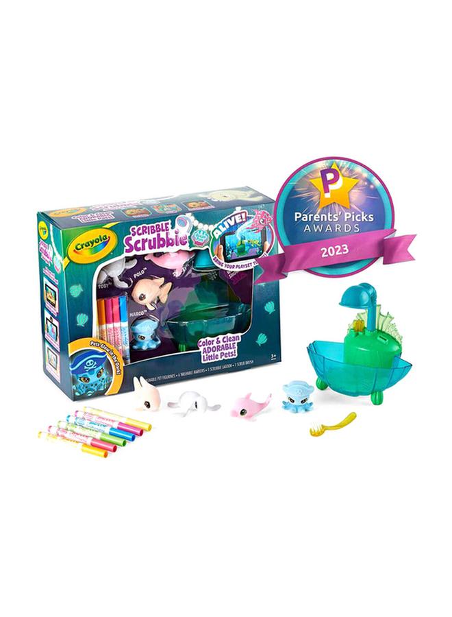 Crayola Scribble Scrubbie Glow Lagoon Playset Multicolor CRA7475070000 - Image 1