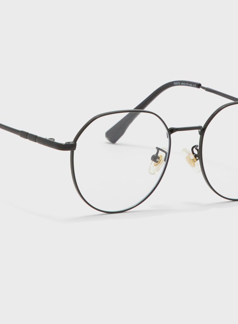 سفنتي فايف نظارات مستديرة مانعة للضوء الأزرق - Image 3