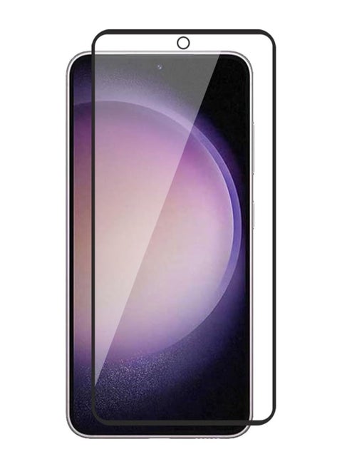 For Samsung Galaxy S23 FE Screen Protector HD Transparent Scratch-resistant Tempered glass screen protector For Samsung Galaxy S23 FE 5G (5D Black)