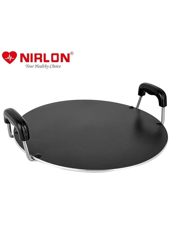 NIRLON Non-Stick BPA Free Aluminium Kitchen Cooking Essential 2 Pieces Set of Fry Pan-3.2 LTR & Round Tawa-28.5cm - Image 2