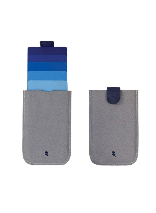 Allocacoc Dax Unisex-Adult wallet with a trick up its sleeve, Blue - Image 1