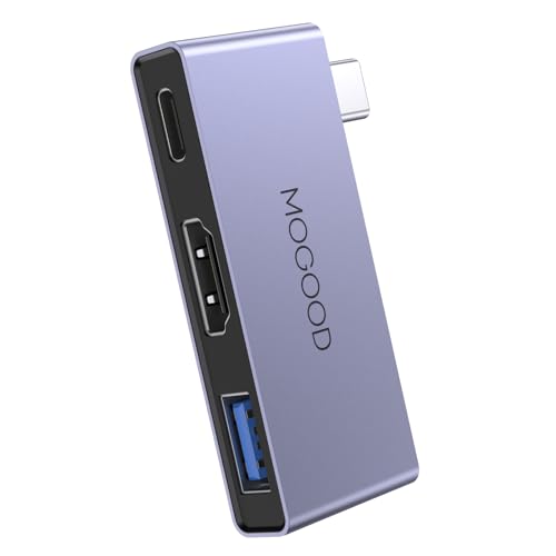 MOGOOD USB C to HDMI Multiport Adapter - Type C to 4K HDMI Adapter with Charging, Supports 4K UHD Video, USB 3.0 Port, 100W USB-C Fast Charging for Monitor, TV, Laptop - Image 1