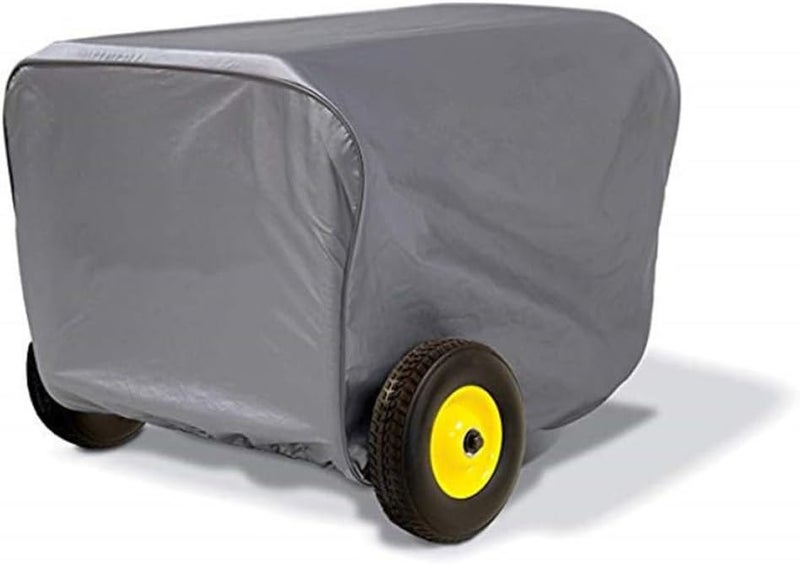 TIDTALEO Small Generator Cover Rainproof Protective Shield Outdoor Wear-Resistant Gray Generator Rain Cover 63.5X60X51.5Cm for Portable Power Equipment - Image 5