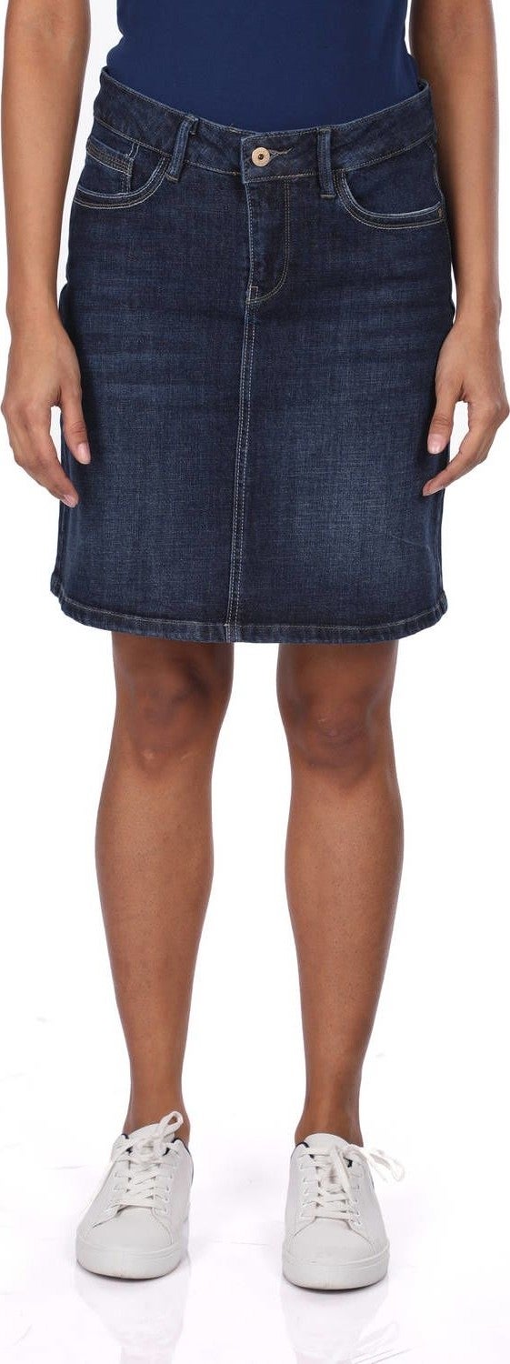 Blue White Women's Denim Skirt  - Image 1
