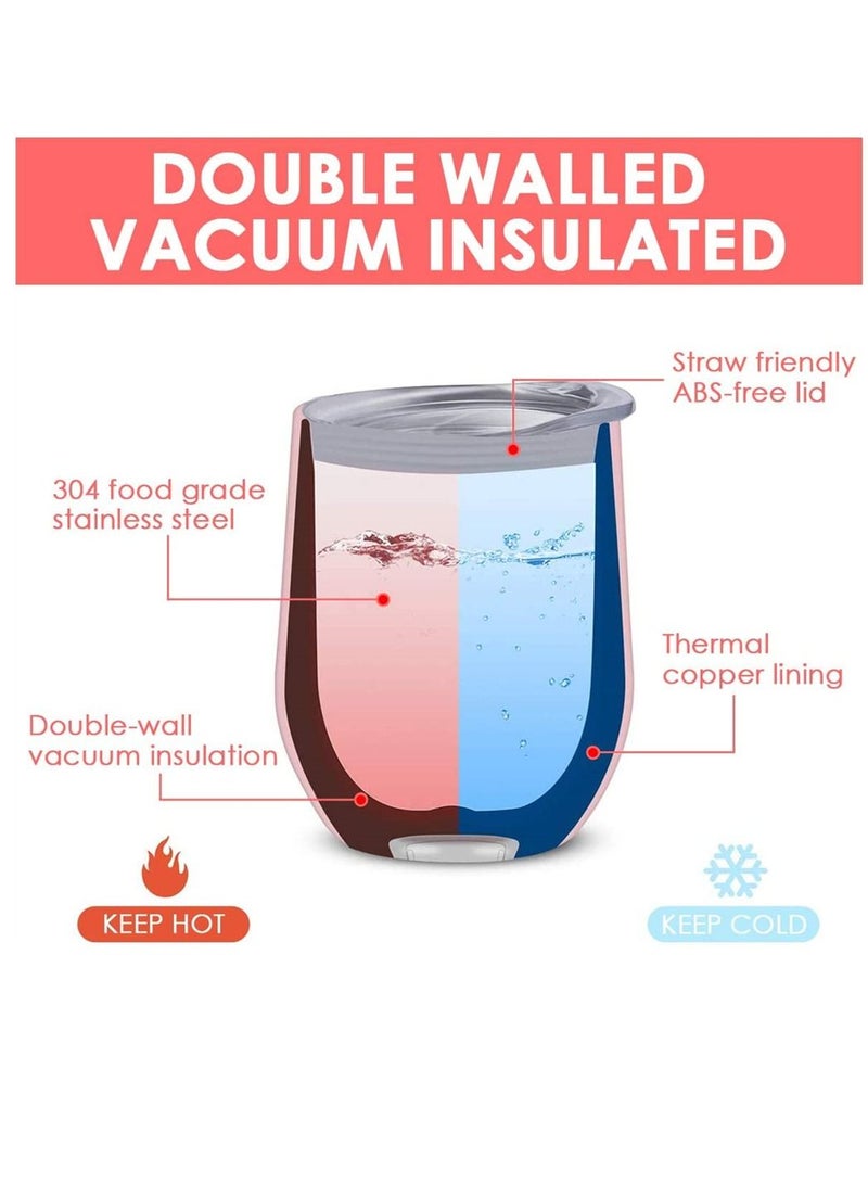 NIBEMINENT Yerba Mate Tea Cup And Bombilla Straw Set 12oz double-wall Stainless Coffee Water Natural Gourd Kit For Loose Leaf Drinking Easy to Clean - Image 4