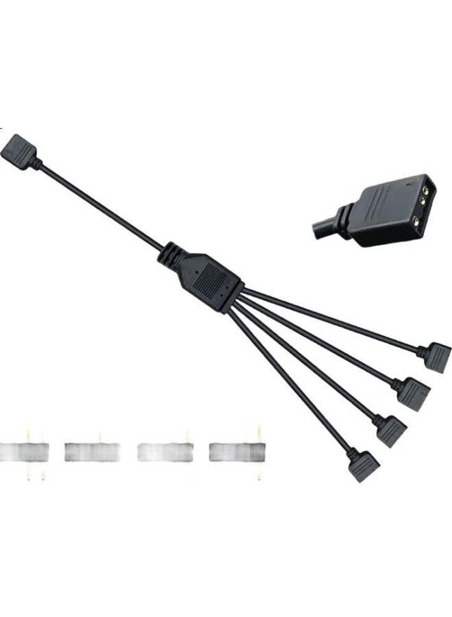 Linkstone Liantuo Argb Fan Extension Cable, Synchronized Light Hub, Argb 5V Expansion Cable - Image 1