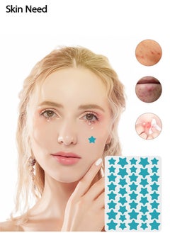 Skin Need Cute Star Face Stickers – Colorful Decorative Facial Patches for Cheeks & Forehead, Waterproof Skin-Friendly Makeup Stickers for Selfies and Parties  - Image 1