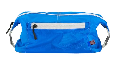 Lewis N. Clark Lewis N Clark Electrolight Toiletry Kit for Travel, Gym, Bathroom, TSA Approved Waterproof Toiletry Bag with Hanging Straps and Non-Slip Bottom - Bright Blue - Image 1