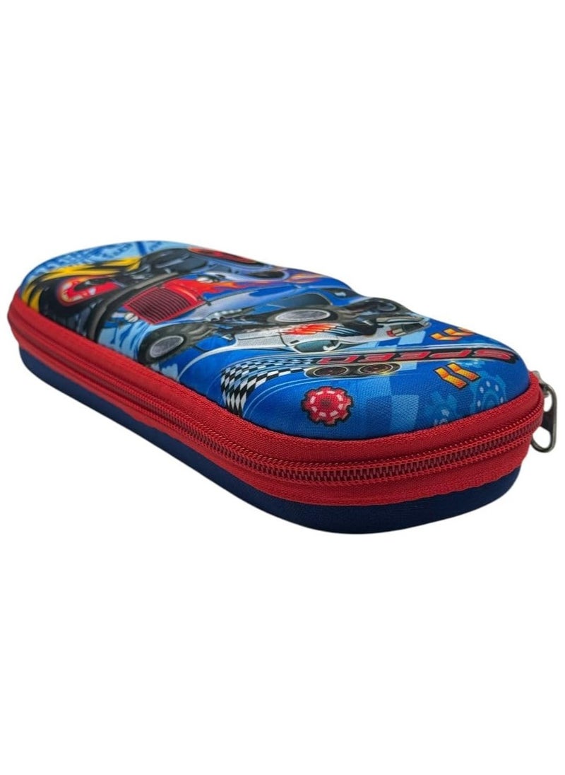 QSHOP - QSHOP®Cartoon Pencil Case & Pencil Case, Multifunctional Pencil Case for Boys and Girls with Inner Mesh Pocket Perfect Organizer for Pens, School Supplies - Image 1