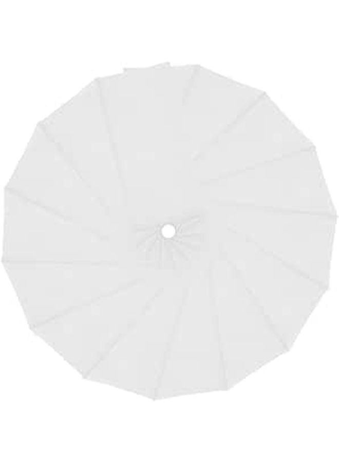 100 Pack White Disposable Napkins For Weddings Parties Events And Gatherings Decorative Table Setting - Image 1