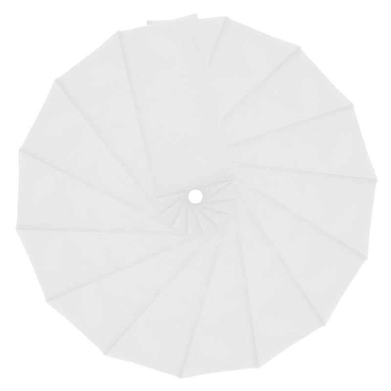 100 Pack White Disposable Napkins For Weddings Parties Events And Gatherings Decorative Table Setting - Image 2