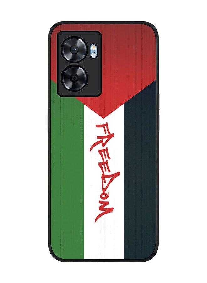 Stylizedd Rugged Black edge case for Oppo A57 Slim fit Soft Case Flexible Rubber Edges TPU Gel Thin Cover - Freedom  - Image 1
