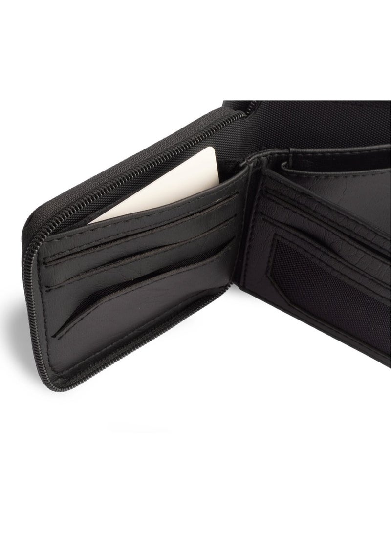 ايه ار سابلاي Ar Z Pro من Arij Bags | محفظة قماش مقاوم للمياه، بسوستة، 11 جيب للكروت، جيب للفلوس، تصميم صغير للجيب (11 × 9 سم) (كحلي) - Image 5