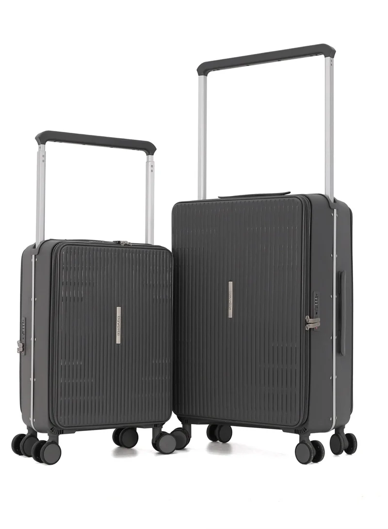 ترافلايت travelite 2-Piece Hardshell Luggage Set with Spinner Wheels, TSA Lock - Suitcase Trolley for Travel