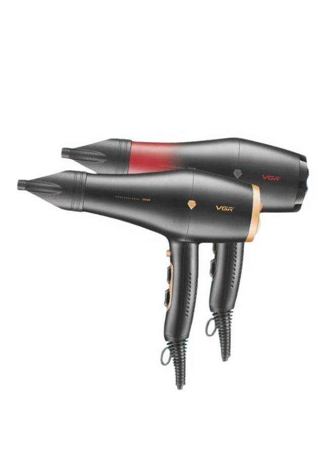 VGR-462 Professional Hair Dryer with 2200-2600W Power & Nano-Ionic Technology