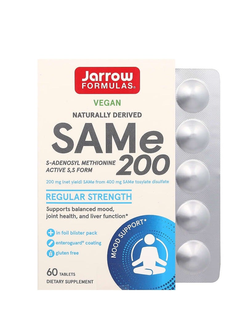 jarrow formulas SAMe 200, 200 mg, 60 Tablets