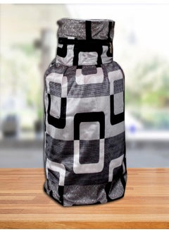 KANUSHI KANUSHI Industries Washable Cotton 1 Piece Lpg Gas Cylinder Cover1 Pc Microwave Cover1 Pc Handle Cover CYLMicro1HandleBlackBox  - Image 3