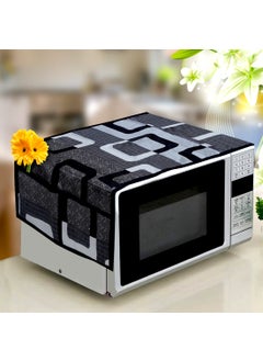 KANUSHI KANUSHI Industries Washable Cotton 1 Piece Lpg Gas Cylinder Cover1 Pc Microwave Cover1 Pc Handle Cover CYLMicro1HandleBlackBox  - Image 2