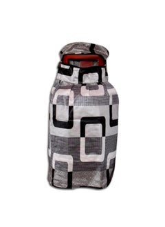 KANUSHI KANUSHI Industries Washable Cotton 1 Piece Lpg Gas Cylinder Cover1 Pc Microwave Cover1 Pc Handle Cover CYLMicro1HandleBlackBox  - Image 4