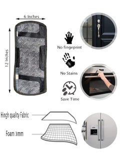 KANUSHI KANUSHI Industries Washable Cotton 1 Piece Lpg Gas Cylinder Cover1 Pc Microwave Cover1 Pc Handle Cover CYLMicro1HandleBlackBox  - Image 5