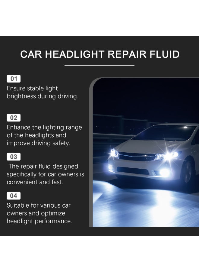 NORTH MOON Car Headlight Repair Fluid Set Car Headlight Renovation Repair Agent Car Headlight Crystal Plating Renovation Repair Agent - Image 4