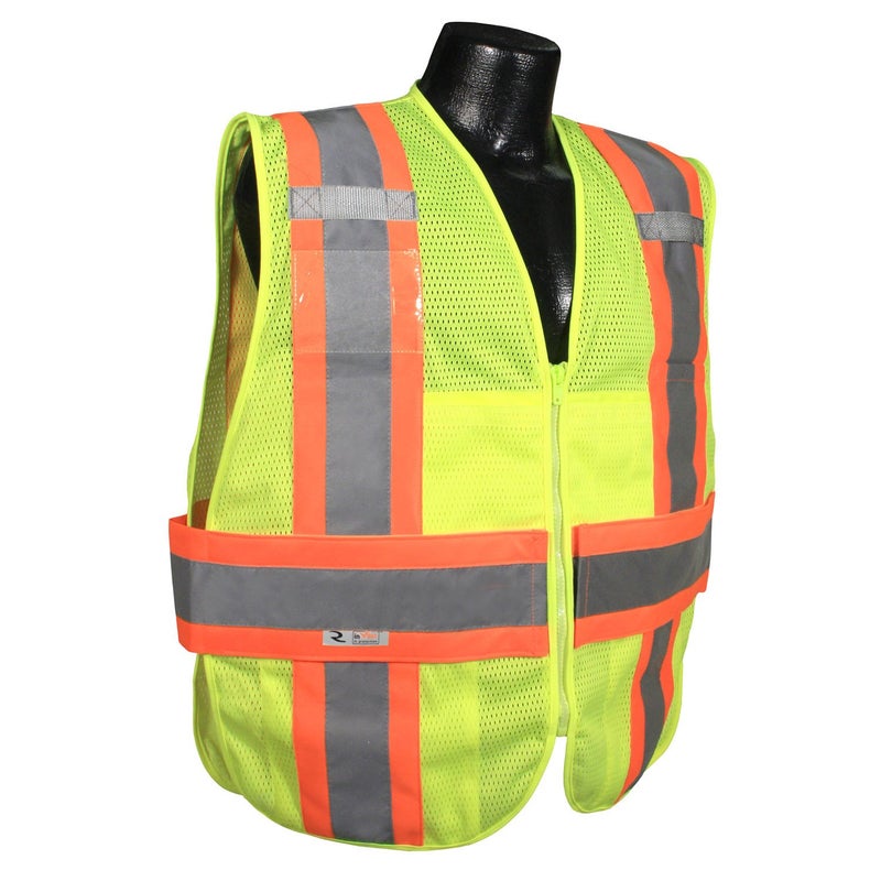 Radians SV23-2ZGM-3X/5X Polyester Mesh Class-2 Expandable Two Tone Vest