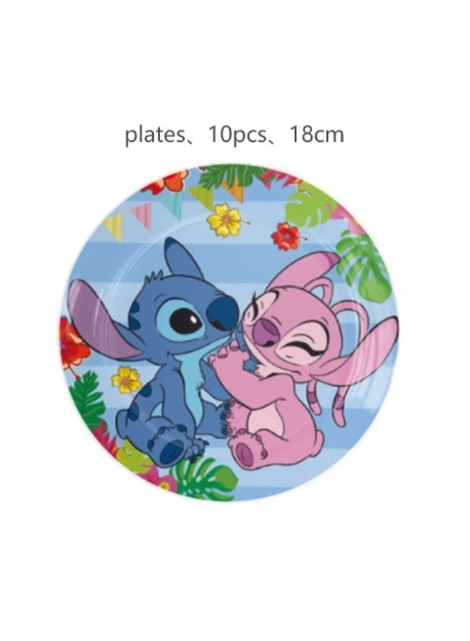 ستيتش 58 قطعة طقم حفلة عيد ميلاد يمكن التخلص منها تحت عنوان غرزة - Image 2