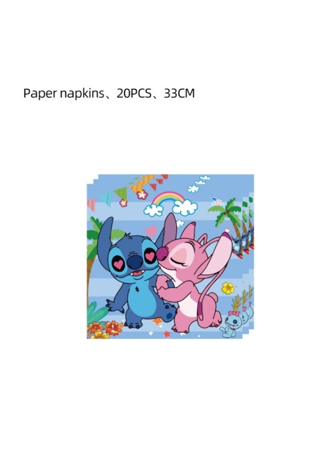 ستيتش 58 قطعة طقم حفلة عيد ميلاد يمكن التخلص منها تحت عنوان غرزة - Image 4