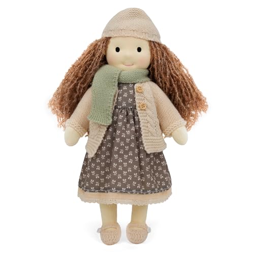 BlissfulPixie Handmade Waldorf Doll Clothes 12 inch Clothing Set with Pretty Box Girl Christmas Birthday PresentLenkas Clothes Accessories - Image 5